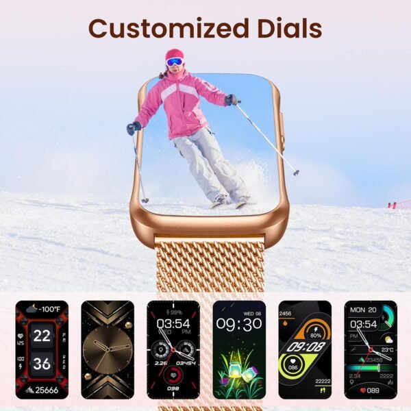 Fitness Tracker Smart Watch for Women: Health Activity Trackers with Heart Rate Blood Oxygen Sleep Monitor Step Counter Sport 1.47" Touchscreen IP68 Waterproof Smartwatch Compatible Android iOS - Image 7