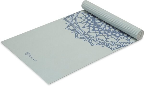 Gaiam Yoga Mat - Premium 5mm Print Thick Non Slip Exercise & Fitness Mat for All Types of Yoga, Pilates & Floor Workouts (68" x 24" x 5mm) - Image 2