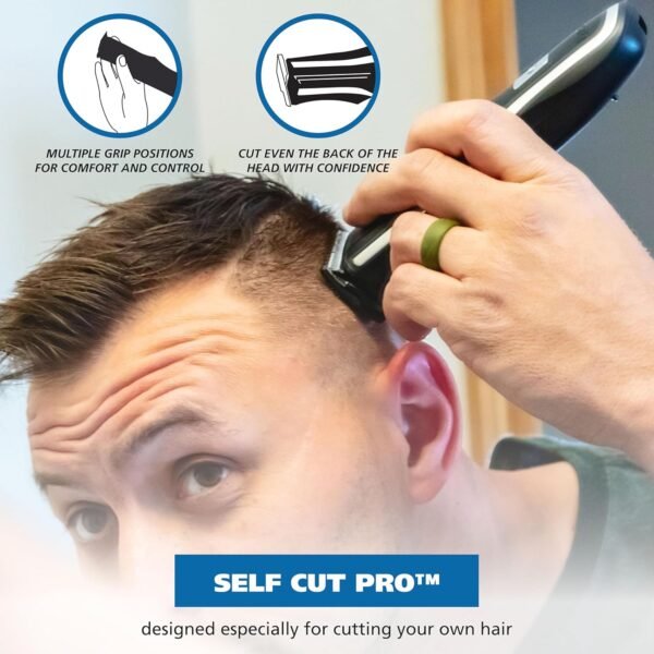 Wahl Clipper Self-Haircut Pro Lithium Ion Cordless Hair Clippers, Easy to Use Self Haircutting Kit Designed for DIY Haircuts – Model 3026122 - Image 3