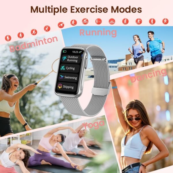 Fitness Tracker Smartwatch for Women Men: Health Activity Trackers with Heart Rate Blood Oxygen Sleep Monitor Step Counter Sport 1.47" Touchscreen IP68 Waterproof Smart Watch Compatible Android iOS - Image 5