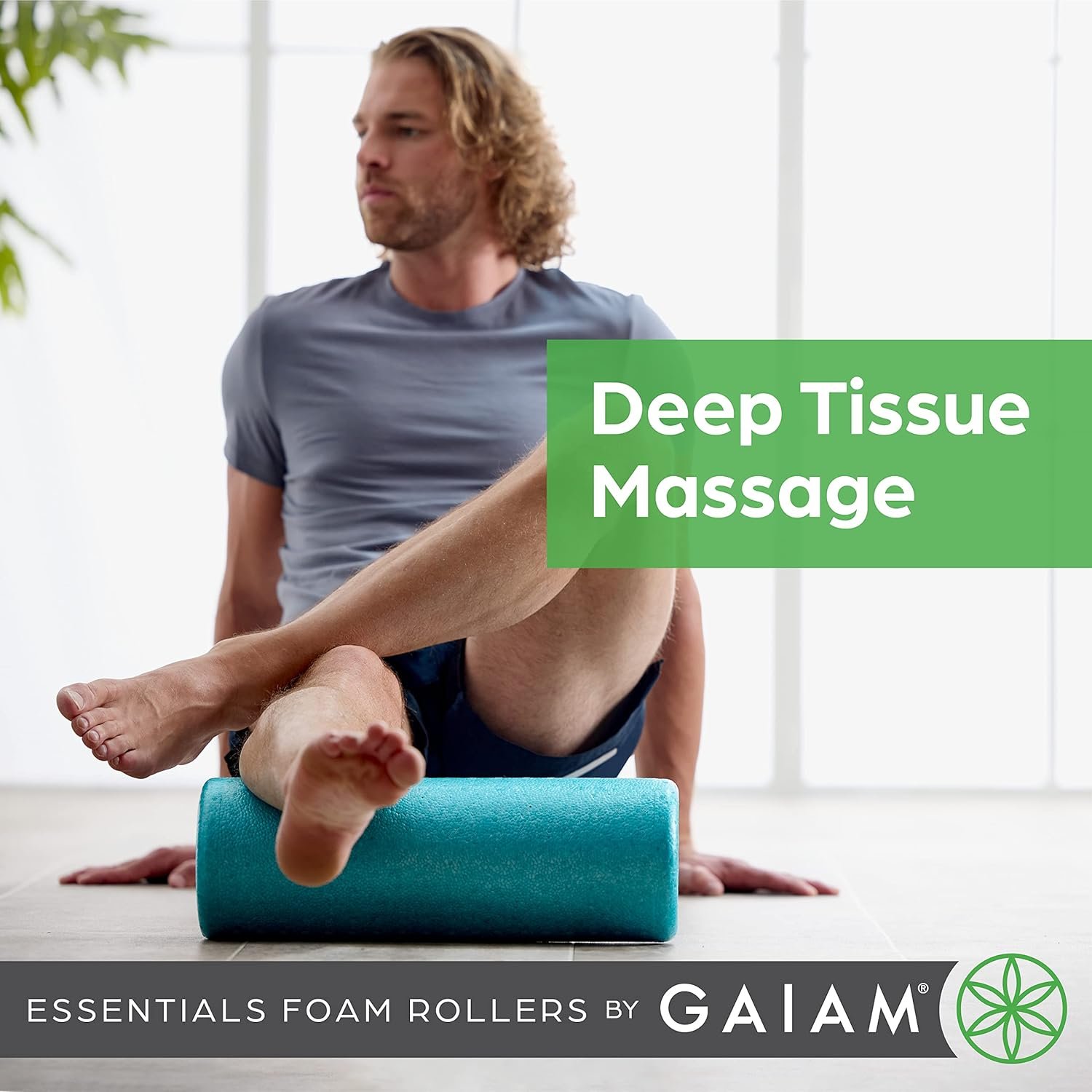 Gaiam Essentials Foam Roller, High Density Firm Deep Tissue Muscle Massager for Back Pain & Sore Muscles - Image 4