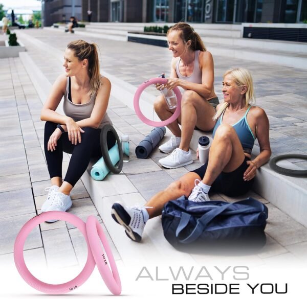 Yes4All Power Ring 10lbs, Weight Ring, Weighted Circle, Kettlebell for Yoga Exercise, Aerobics, Home Fitness, Core Training - Image 7