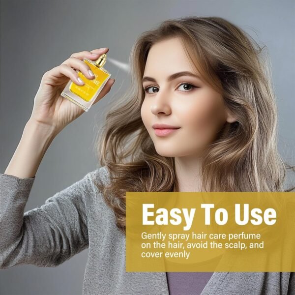 Hair Perfume, Hair Essential Oil Perfume for Women, Pheromone Fragrance for Dry Damaged Hair, Hair Mist with Anti Frizz Nourishing, Premium and Long-lasting Scent - Image 6