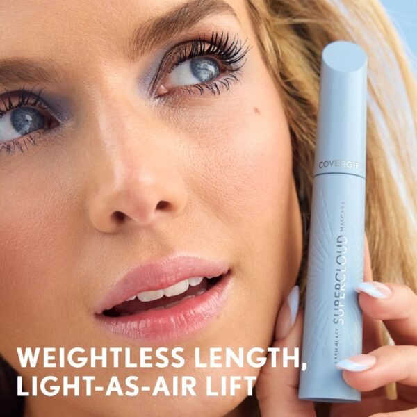CoverGirl Lash Blast Supercloud, 800 Super Black, Mascara, Long-Lasting, Doesn't Clump, Doesn't Smudge, Doesn't Flake, Vegan Mascara, 0.33oz - Image 7