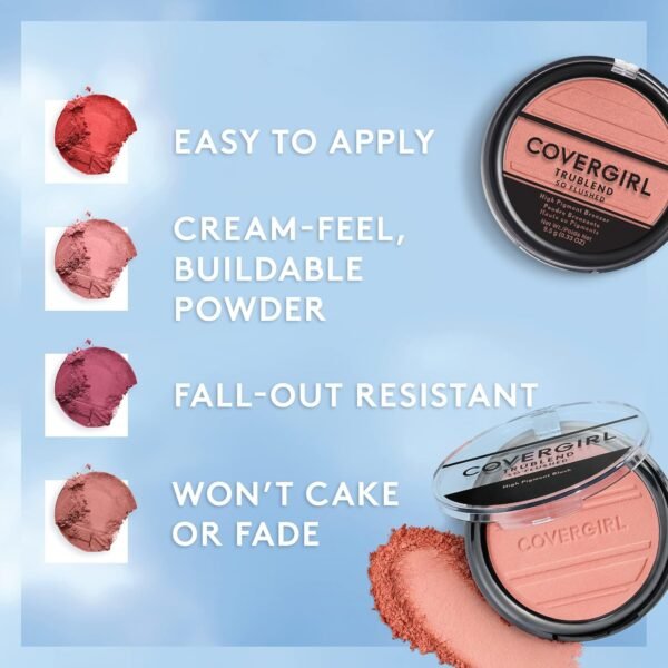 COVERGIRL Trublend So Flushed High Pigment Blush, Love Me, 0.33 Oz - Image 5