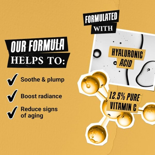 Kiehl's Powerful-Strength 12.5% Vitamin C Serum, Line-Reducing Concentrate for Face, Boosts Radiance & Firmness, Smooths & Plumps Skin, with Hyaluronic Acid, Dermatologist-Tested, Paraben-free - Image 4