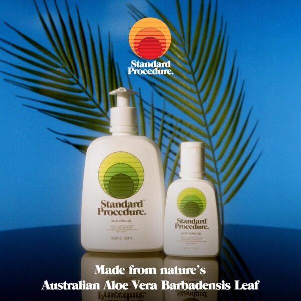 Aloe Vera Gel, Soothing Relief for After Sun, Moisturizes and Refreshes Dry Skin, Pure Aloe Vera, Non-Greasy, 16.9 oz - Image 5