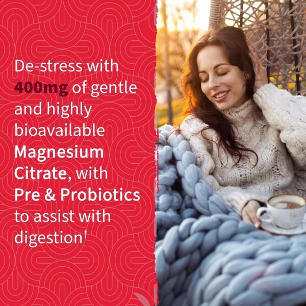 Garden of Life - Dr Formulated Magnesium Citrate Supplement with Prebiotics & Probiotics for Stress, Sleep & Recovery - Vegan, Gluten Free, Kosher, Non-GMO, No Added Sugars – 60 Raspberry Gummies - Image 4