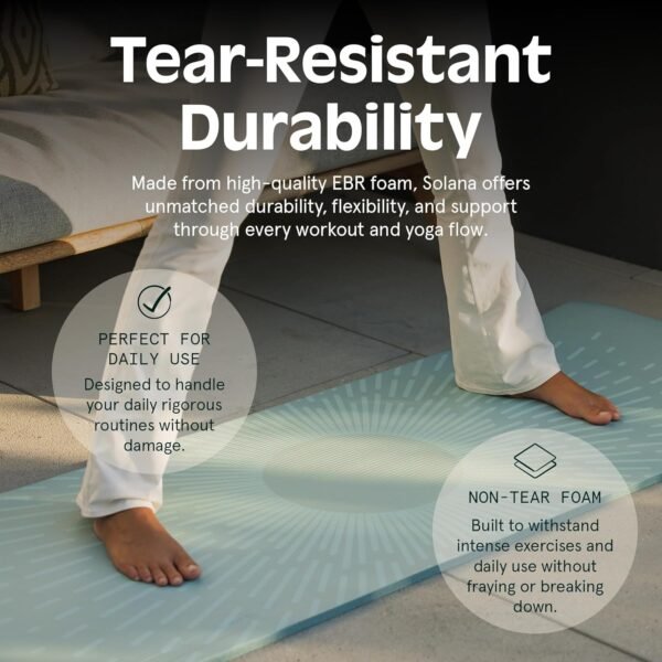 Retrospec Solana 1 inch Yoga Mat - Image 7
