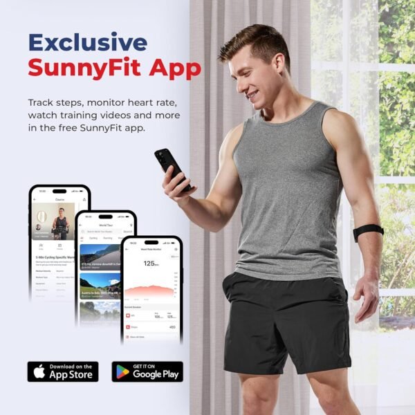 Sunny Health & Fitness Heart Rate Monitor Armband with LED Indicator - Image 4