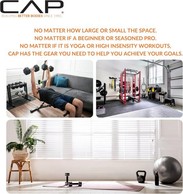 CAP Barbell Coated Dumbbell Weight | Multiple Options Pairs & Sets - Image 10