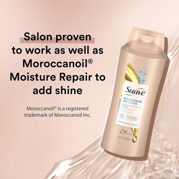Suave Professionals Shine Shampoo Moroccan Infusion 28 Oz(Pack of 4) - Image 5