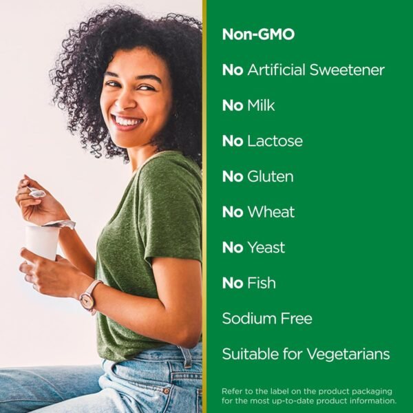 Nature's Bounty Probiotic Gummies, Immune Health & Digestive Balance, Pineapple, Raspberry and Orange Flavor Gummies, 60 Ct - Image 6