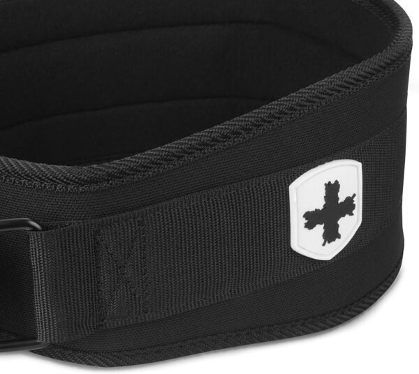 Harbinger Weightlifting Belt, Foam, 4.5" Width, Pink, X-Small - X-Large - Image 4