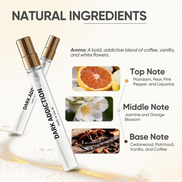 Perfume Oil for Women Men Inspired by B.lack O.pium Ambery Vanilla Long Lasting Perfume Body Oil Travel Size 0.4oz/12 mL - Image 3