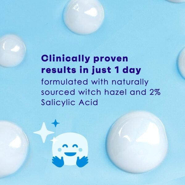 Clean & Clear Acne Spot Treatment Gel Cream with 2% Salicylic Acid, Oil-Free Topical Acne Treatment with Witch Hazel for Clinically Proven Results in 1 Day, Fragrance Free, 0.75 fl. oz - Image 5