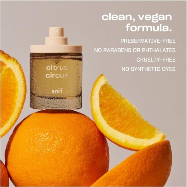 Snif Citrus Circus Perfume, Cologne for Men and Women Citrus Scent, Long Lasting Fine Fragrance, Clean, Non-Toxic, Vegan, Cruelty Free, Travel Friendly 30ml - Image 5
