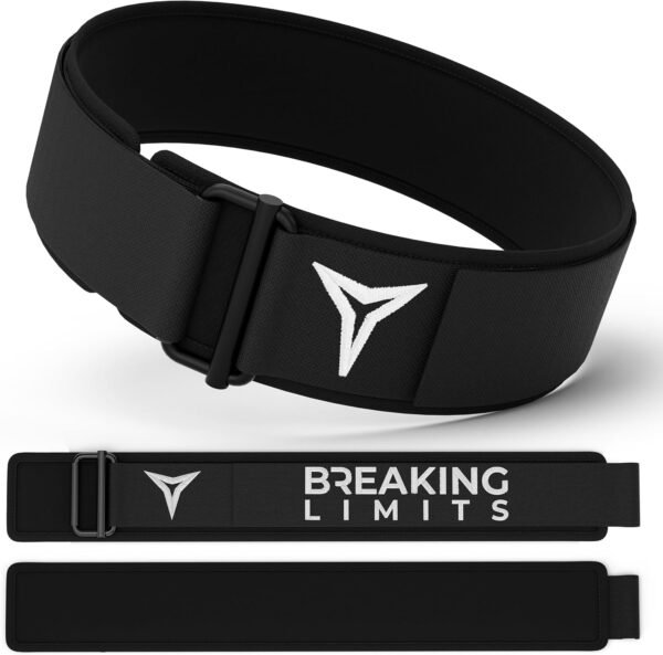 Breaking Limits Weight Belt for Men – Cinturones para Hombre Gym– Lifting Belts - Weight Lifting Belt Women – Self Lock Weightlifting Gym Belt for Bodybuilding, Powerlifting, Deadlifts, Cross Training - Image 2