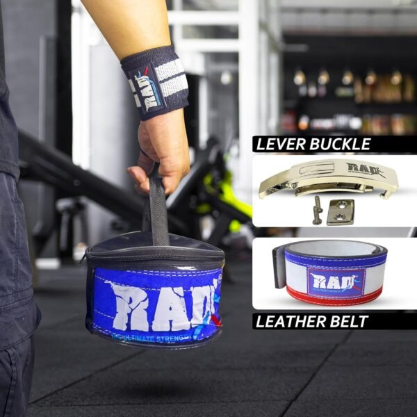 RAD Lever Weight Lifting Gym Belt for Men & Women Size 63 TO107 CM,Thick 10MM & Width 4 Inch Lever Powerlifting Belts for Women Dead Lift Workout Belt Leather Weight Lifting Lever Gym Squat Belt - Image 4