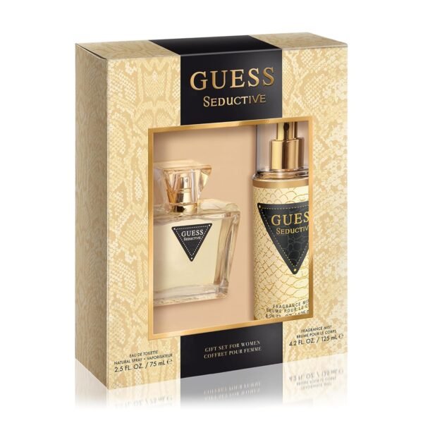 GUESS Seductive Women/Femme Eau de Toilette 2 Piece Gift Set - Perfume Spray 2.5 Fl. Oz. & Fragrance Mist 4.2 Fl. Oz. - Image 2