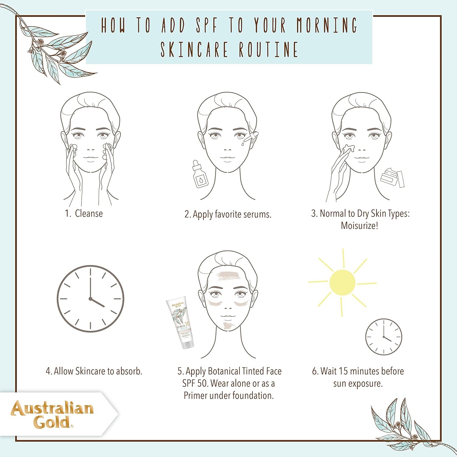 Australian Gold Botanical SPF 50 Tinted Mineral Sunscreen for Face, Non-Chemical BB Cream, Water-Resistant, Matte Finish, For Sensitive Facial Skin, Medium to Tan Skin Tones, 3 FL Oz - Image 9