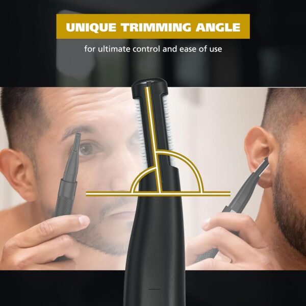 Wahl Manscaper ® 2 in 1 Lithium Battery Tactical® Dual Sided Eyebrow Trimmer and Nose Hair Trimmer for Men – Model 3023805 - Image 6