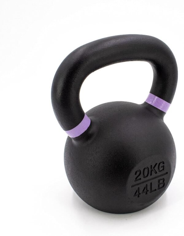 Shogun Cast Iron Kettlebell with LB and KG Markings - Premium Quality Kettlebells Constructed from Cast Iron- Enhance Your Strength Training with this Versatile and Reliable Kettlebell - Image 2
