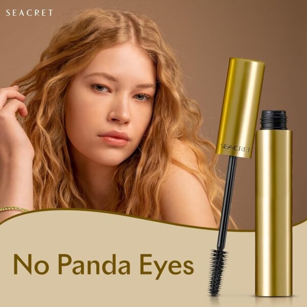SEACRET Volume Length Mascara - Black Tubing Mascara for Thickening & Non-Smudge Wear, Thickening Mascara, Volumizing Mascara - Image 8