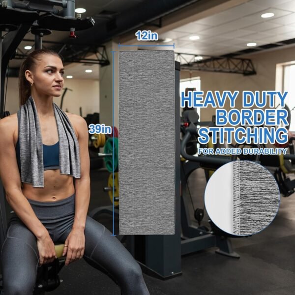 Pleneal Cooling Towels - 6 Pack Cooling Towel (40"x12"), Ice Gym Towels for Working Out, Microfiber Cooling Towels for Neck and Face, Yoga Towel for Home Gym, Workout & More Activities - Image 6