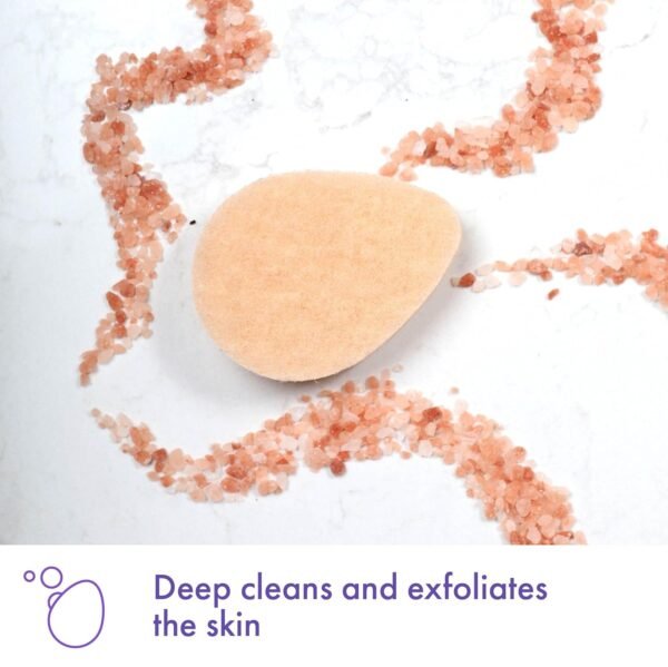 Buf-Puf Gentle Facial Sponge, Dermatologist Developed, Removes Deep Down Dirt & Makeup That Causes Breakouts and Blackheads, Reusable, Exfoliating, 1 Count - Image 5