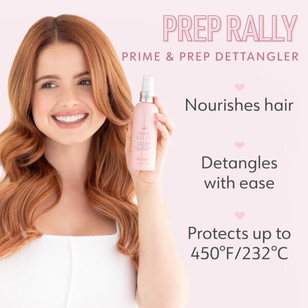 Drybar Prep Rally Prime & Prep Detangler | Nourishes Hair, Detangles with Ease, Leaves Hair Soft & Manageable, Protects Hair, Cruelty Free - Image 5