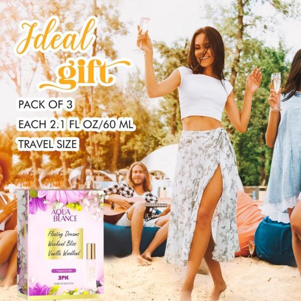 Body Spray Set for Women, Each 60ml/2.1 FlOz, Travel Size Womens Fragrance Body Spray, Three Scents - Vanilla Woodland, Lavender, Jasmine Raspberry - Image 7