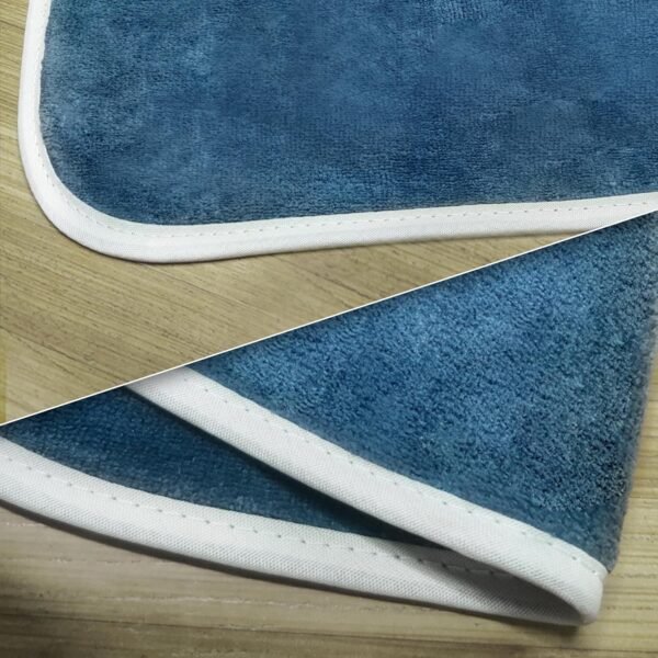 Soft Outdoors Workout Towels. 3/Pack Durable Microfiber Sweat Absorbing Gym Towel. Great for Fitness, Yoga and Even Around The House. Blue/Light Purple/Gray - Image 6