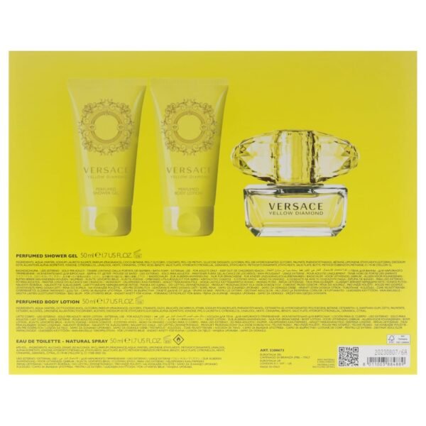 Versace Yellow Diamond 3 Piece Gift Set for Women, packaging may vary - Image 8