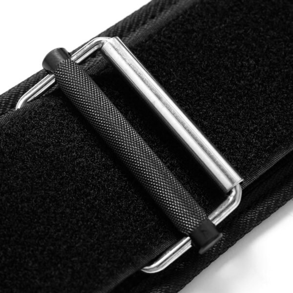 Gymreapers Quick Locking Weightlifting Belt for Bodybuilding, Powerlifting, Cross Training - 4 Inch Neoprene with Metal Buckle - Adjustable Olympic Lifting Back Support - Image 6