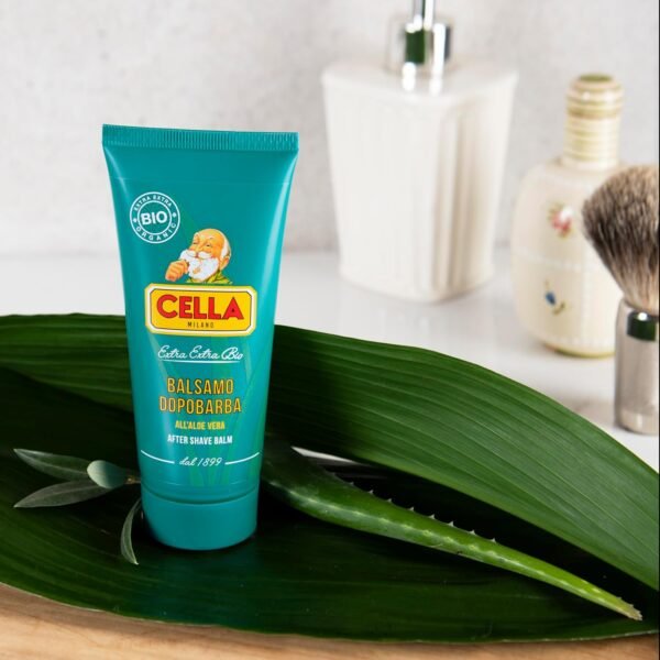 CELLA MILANO, Organic Aftershave Balm with Aloe Vera, Soothes & Moisturizes, 100 ml, Made in Italy - Image 4