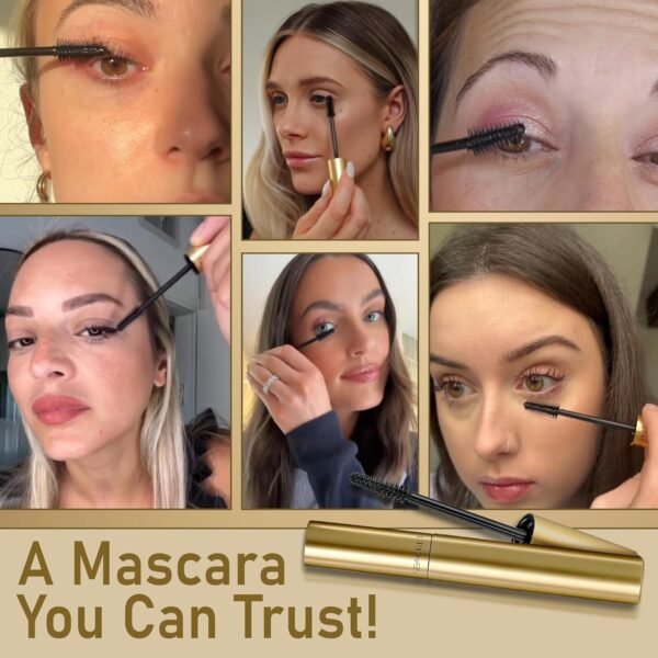 SEACRET Volume Length Mascara - Black Tubing Mascara for Thickening & Non-Smudge Wear, Thickening Mascara, Volumizing Mascara - Image 3