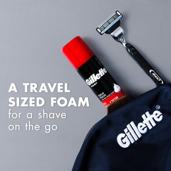 Gillette Foamy Regular Shaving Foam, 2 oz - Image 4