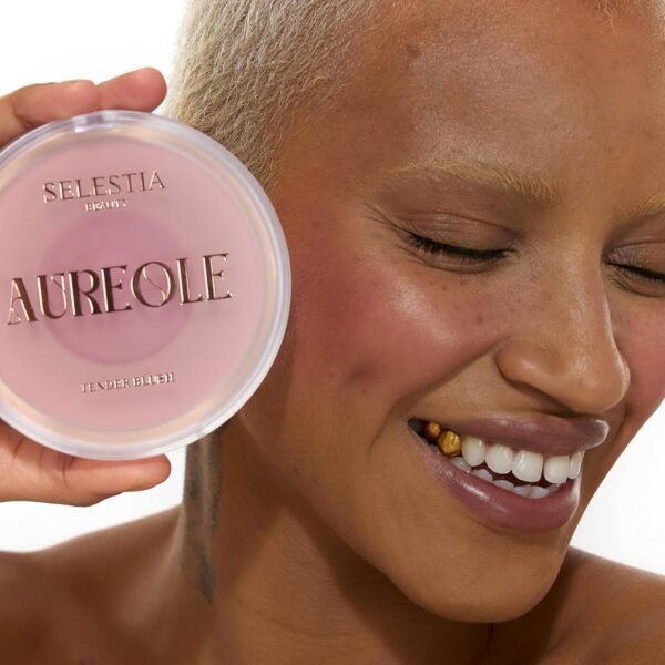 Blush Duo Aureole - High Pigmented Pink Blush for Cheeks - Blush Powder with Matte Finish - Easy-to-Blend Texture - Mix or Use Separately, 0.53 Oz - Image 5
