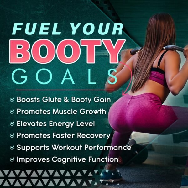 5g Creatine Monohydrate Powder Optimized for Women Booty Gain +2000mg Collagen +1g BCAA 2:1:1 (No Fillers) Supports Lean Muscles & Recovery, Pump, Energy & Stamina - Micronized, Natural & Made in USA - Image 3