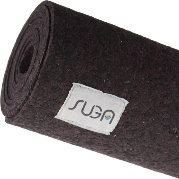 SUGA Premium 100% Recycled Yoga Mat - Textured Non-Slip for Hot Yoga, Eco-Friendly, 5mm Thick, Made in USA - Image 2