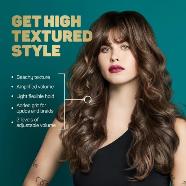 Marc Anthony Texture Spray for Women & Men, Style Flex 2-in-1 Adjustable Texturizing Spray - Low to High Volume Styling Spray for Defined, Thicker & Fuller-Looking Hair Style, 7 oz - Image 6