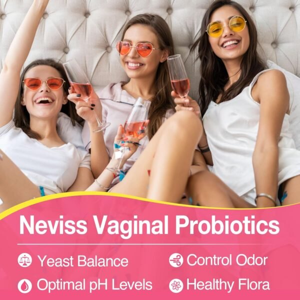 Vaginal Probiotics Gummies for Women PH Balance, Odor Control with Prebiotics, Cranberry, D-Mannose, Promotes Feminine Healthy Vaginal Flora, Urinary Tract, Yeast, Digestive Support, Sugar Free,120Cts - Image 4