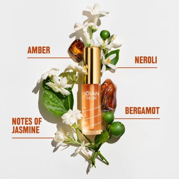 Jovan Musk for Women Eau de Parfum 0.33 fl oz (Pack of 1), Notes of Jasmine, Amber, and Neroli, Women's Fragrance, Long Lasting, Everyday Fragrance, Travel Size - Image 4