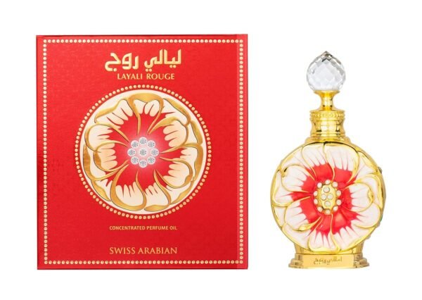 Swiss Arabian Layali Rouge - Luxury Products From Dubai - Long Lasting Personal Perfume Oil Fragrance - A Seductive Signature Aroma - 0.5 Oz - Image 9