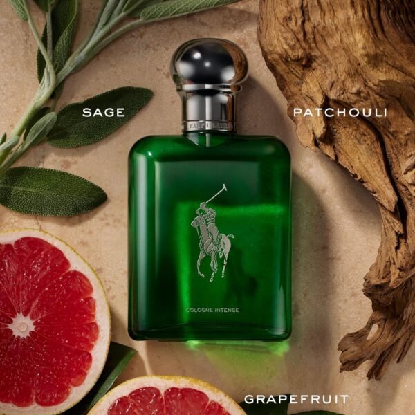 Ralph Lauren Polo Cologne Intense - Eau de Parfum - Men's Cologne - Citrus & Woody - With Grapefruit, Sage, and Patchouli - 4.2 Fl Oz - Image 3