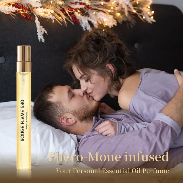 Pheromones Perfumes for Women & Men- Inspired by Bakara Rogue 540,Long Lasting & Enhanced Scents Pheromone Perfume Oils Cologne for Men Wife Gift Ideas,Travel Size 0.4oz/12 mL-Rouge Flame 86 - Image 3