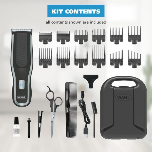 Wahl Clipper Self-Haircut Pro Lithium Ion Cordless Hair Clippers, Easy to Use Self Haircutting Kit Designed for DIY Haircuts – Model 3026122 - Image 11