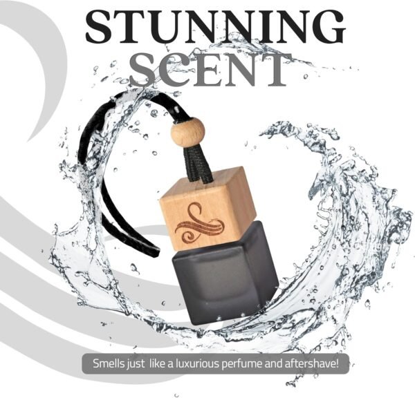 Greed Car Air Freshener for Men | Aventos Perfume Inspired Fragrances | Strong Freshener with Odour Eliminator Technology | Creed Air Freshener | Long Lasting Scents by Perfa - Image 3