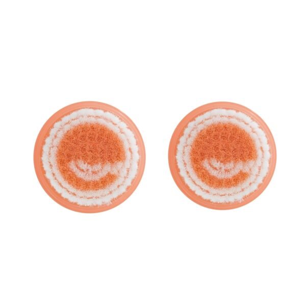 EcoTools Mini Facial Cleansing Brush, Infused with Citrus, Boosts Collagen, Safe for Sensitive Skin, Exfoliates & Clean Pores, Travel Sized, Ecofriendly, Vegan & Cruelty-Free, 2 Count - Image 2